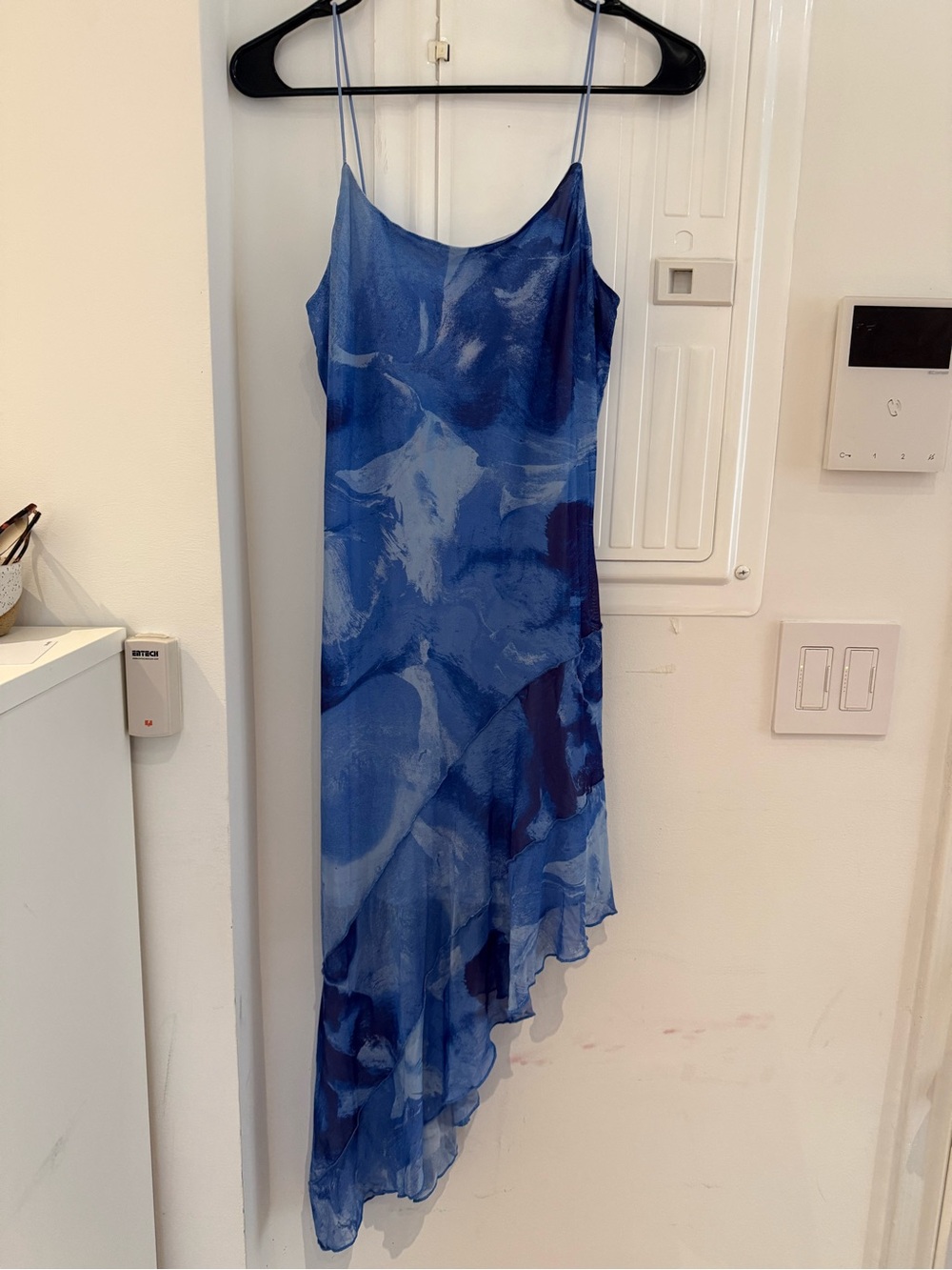 wild fable Blue Asymmetrical Slip Dress